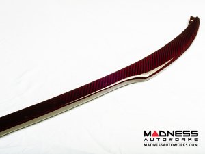 FIAT 500 Front Spoiler - Carbon Fiber - Red Candy